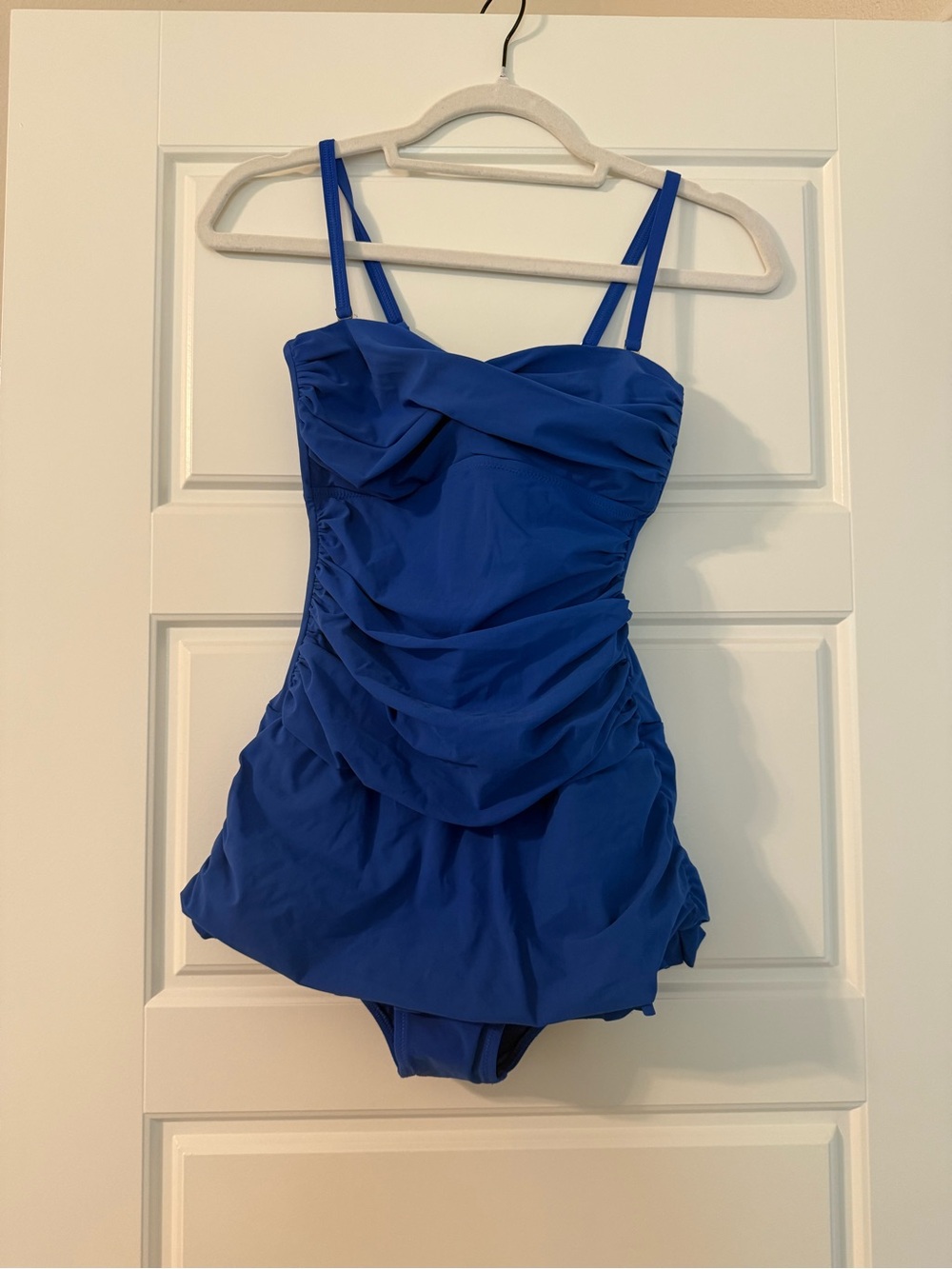Blue Women’s One-Piece Swim Dress